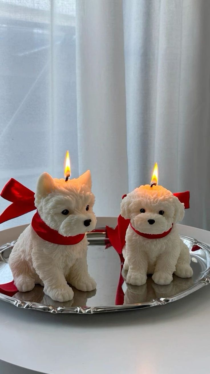 Adorable Puppy Candles – Set of 2 (Limited Edition for Dog Lovers)