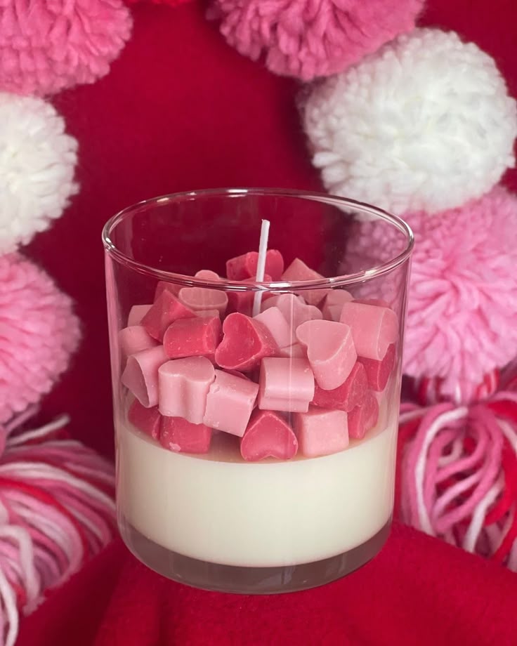 "Full of Hearts" Valentine Candle – A Sweet Symbol of Love