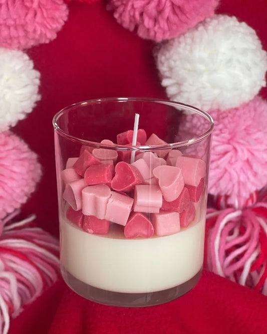 "Full of Hearts" Valentine Candle – A Sweet Symbol of Love
