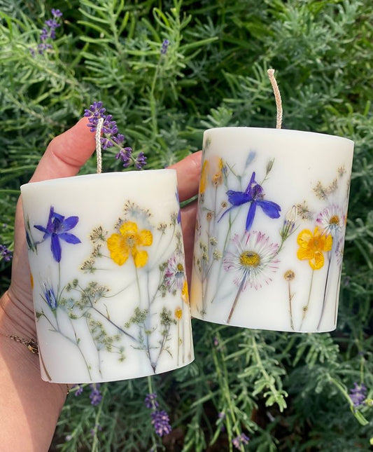 Wildflower Botanical Candle – Nature in Every Glow